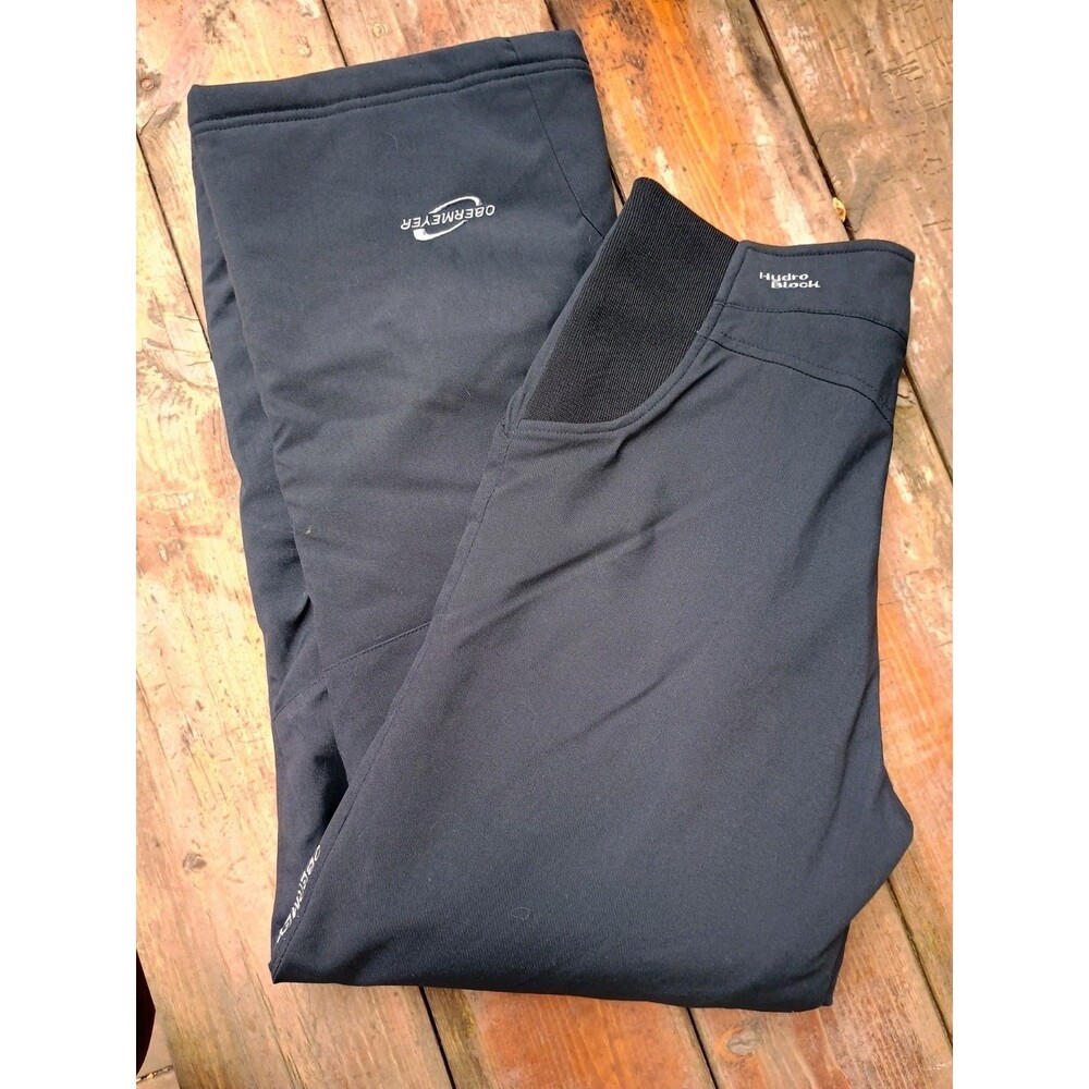 Obermeyer Women's Sz 8 Black Ski Snow Pants Stretch Waistband Hydro Block